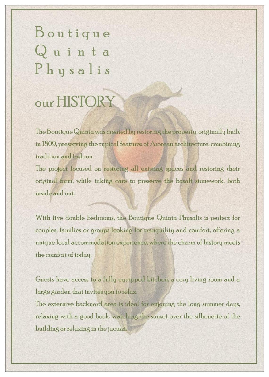 Boutique Quinta Physalis Apartment Fenais da Luz Ngoại thất bức ảnh